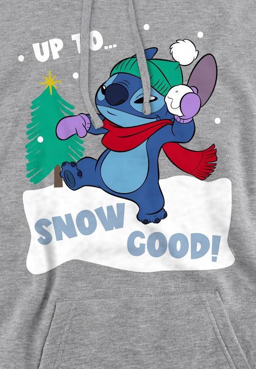 Immagine prodotto Lilo & Stitch Felpa con Cappuccio Cucitura Palla Di Neve Uomo (XL)