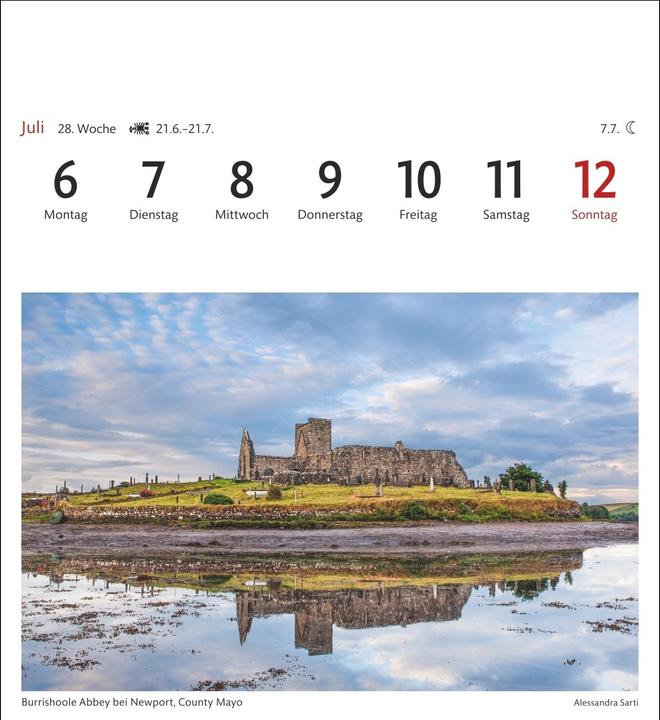 Image du produit Harenberg Irland Sehnsuchtskalender 2026 - Wochenkalender mit 53 Postkarten (Allemand)