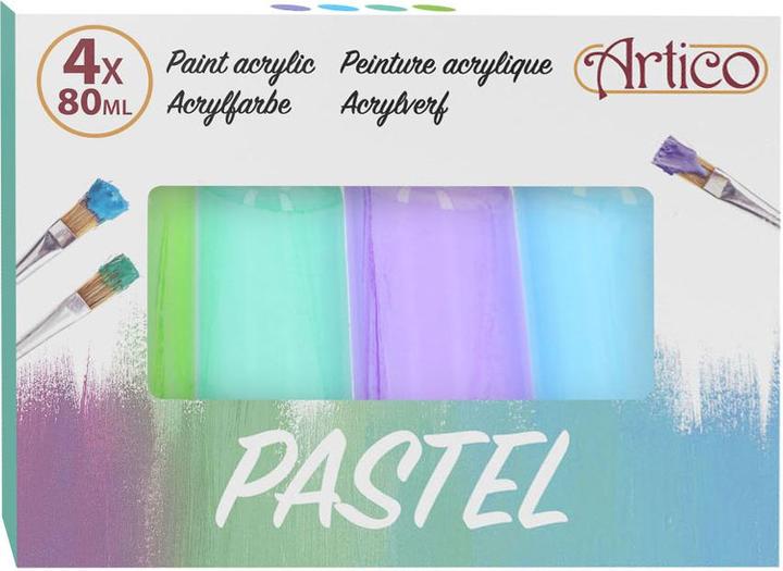 Image du produit Artico Paint Acrylic Pastel (Assortiment, Multicolore, 320 ml)