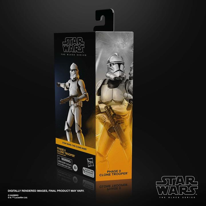 Produktbild Hasbro Star Wars: The Clone Wars Black Series figurine Phase II Clone Trooper
