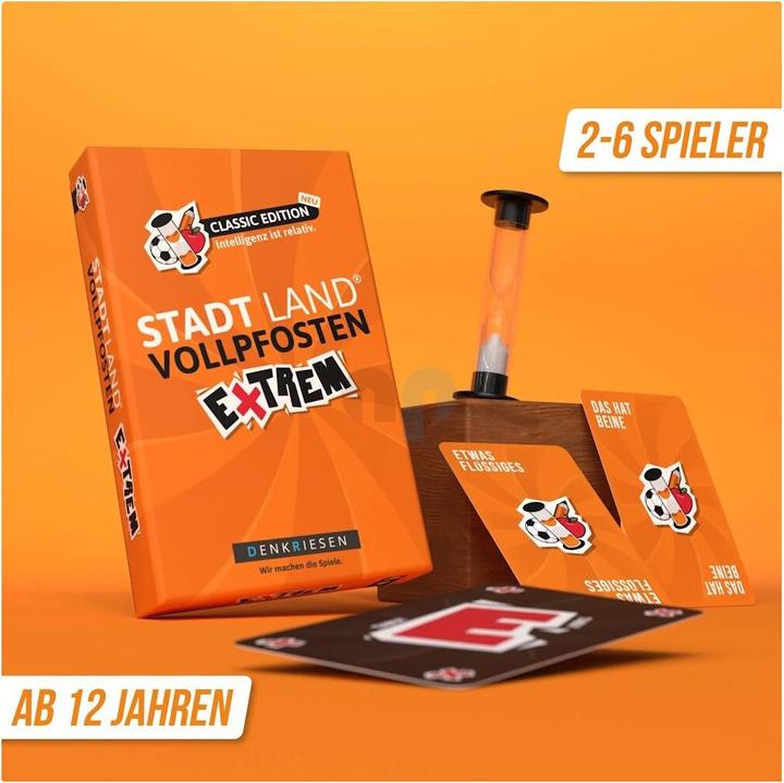 Actual product image Denkriesen STADT LAND VOLLPFOSTEN - EXTREM - Classic Edition - "Intelligence is relative" (German)
