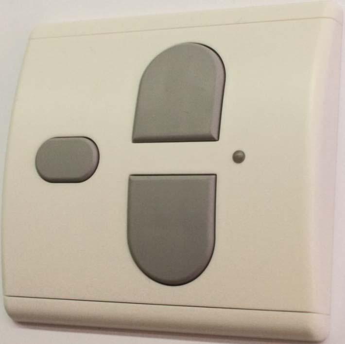 Sommer Torantriebe SOM 4762V000 Radio wall transmitter 3-command white