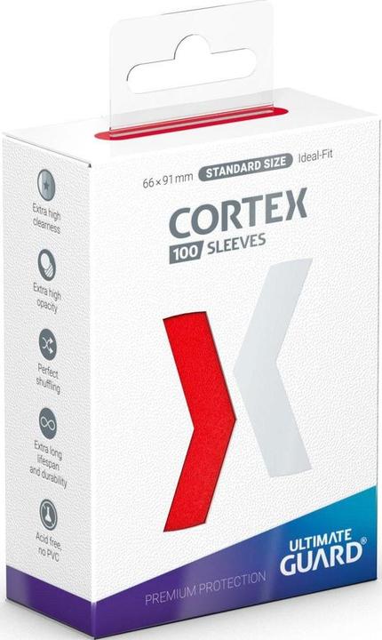 Image du produit Ultimate Guard Kartenhülle Cortex Sleeves Standardgrösse Rot 100