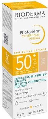 Image du produit Bioderma Photoderm Cover Touch SPF 50+ Très Léger 40g (Crème solaire visage, SPF 50, 40 g)
