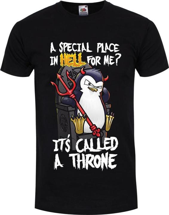 Psycho Penguin TShirt A Special Place In Hell (L)