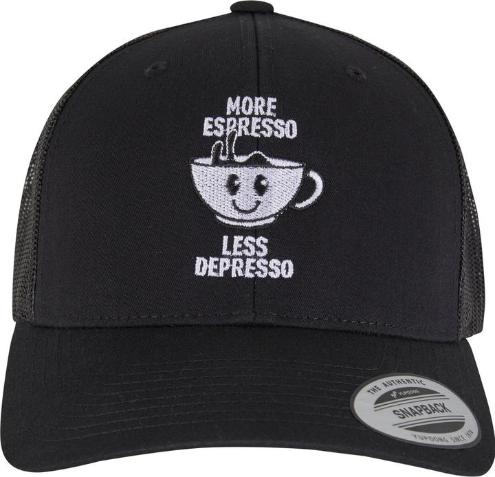 Actual product image Mister Tee MisterTee More Espresso Less Depresso Retro Trucker - 194155 (One size)