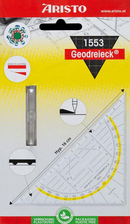 Productafbeelding Aristo Hoek 16cm 1553 Hypotenusa (16 cm)