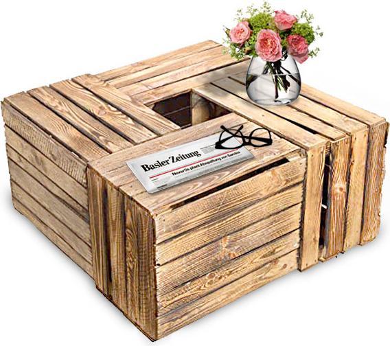 Immagine prodotto Natura Punto Set di 2 scatole decorative in legno