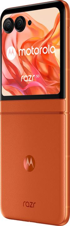 Produktbild Motorola Razr 50 (256 GB, Spritzige Orange, 3.60", SIM + eSIM, 50 Mpx, 5G)
