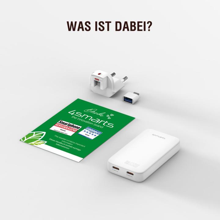 Immagine prodotto 4smarts FlatPlug Slim Dual (65 W)