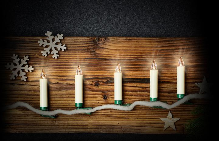 Produktbild Krinner LED Christbaumkerze Superlight Starter-Set (12 x)
