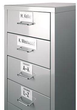 Produktbild Durable Schilderrahmen Labefix® Masse: 20 x 1,5 cm (B x H) Beschriftungsschild vorhanden: Ja