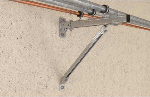 Actual product image Fischer Articulated pipe clamp