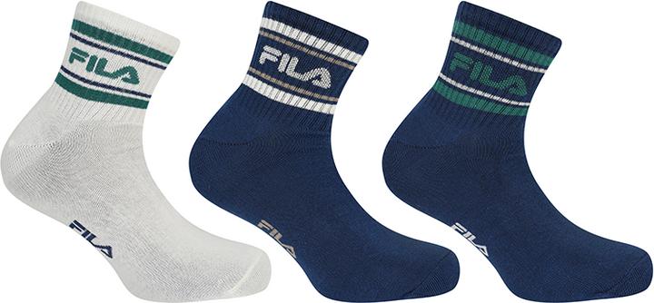 FILA Man Quarter Lifestyle Plain Socks 3 Pairs Pack
