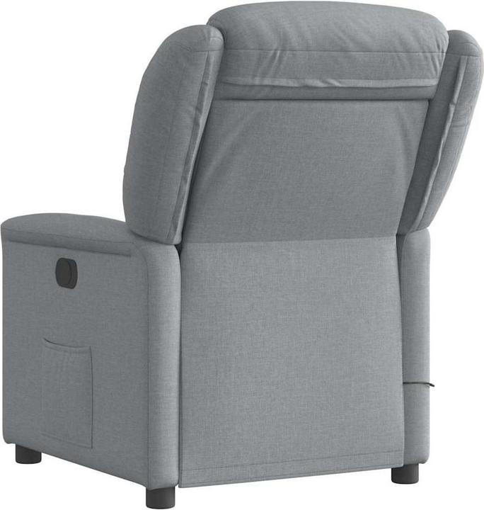 Produktbild VidaXL Massagesessel Elektrisch Hellgrau Stoff