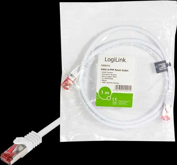 Actual product image LogiLink Network cable (S/FTP, CAT6, 1 m)