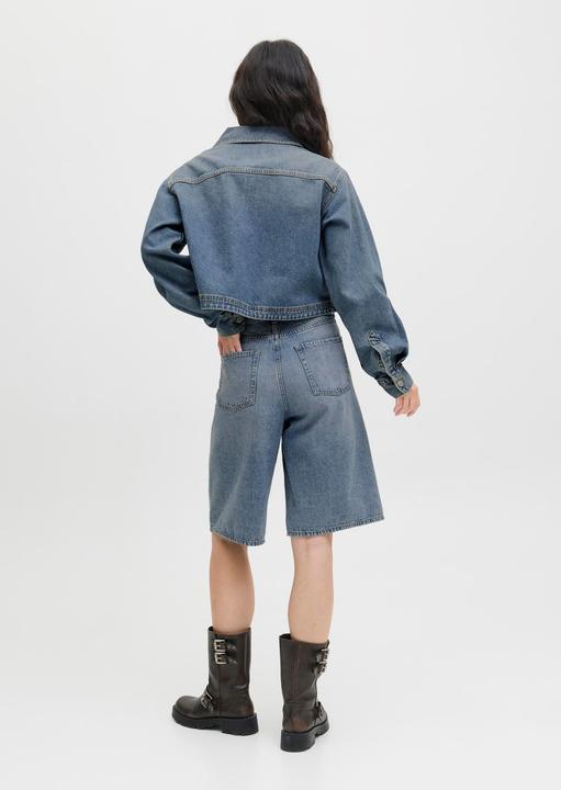 Immagine prodotto JJXX Normal geschnitten Hemdkragen Tief angesetzte Schulter Jeanshemd Jeanshemd (XS)
