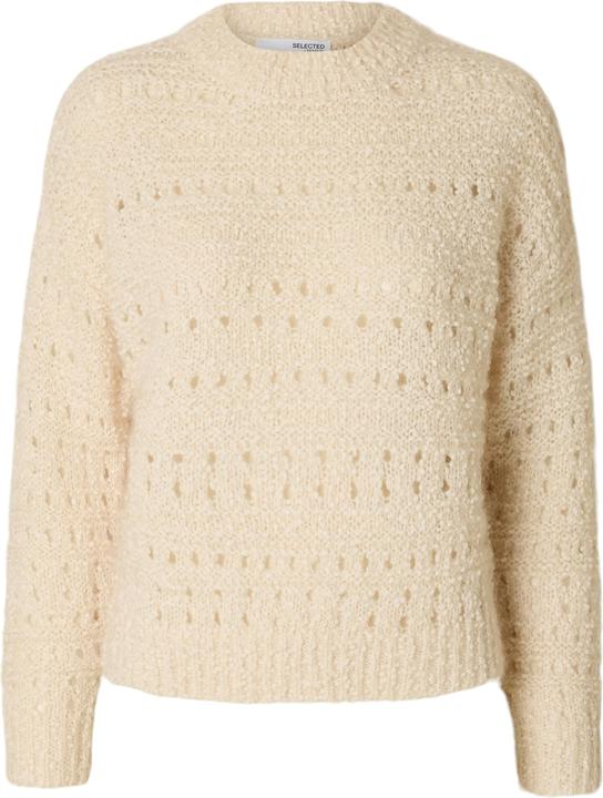 Selected Femme Häkel-Look Pullover (L)