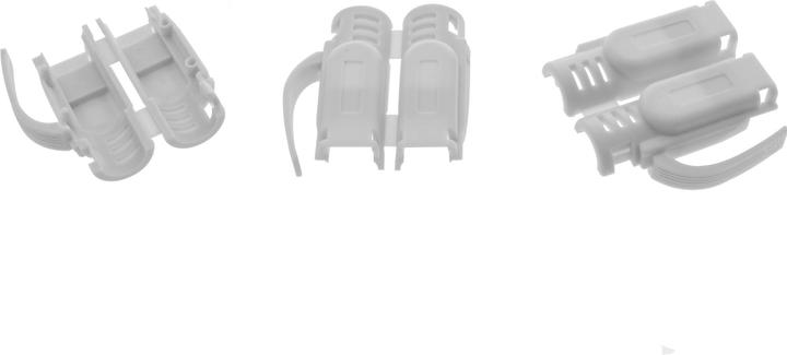 Immagine prodotto InLine Confezione da 10 connettori a crimpare ® Cat.6A RJ45 schermati, con protezione da piegatura e (Connettore del cavo di rete)