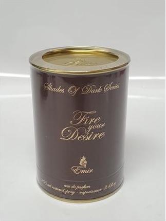 Actual product image Emir Shades Of Dark Series Fire Your Desire Unisex Eau de Parfum 100ml (Eau de parfum, 100 ml)
