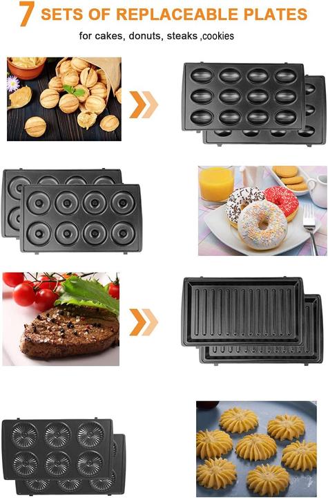 Actual product image Hoapin Sandwich Maker 7 in 1
