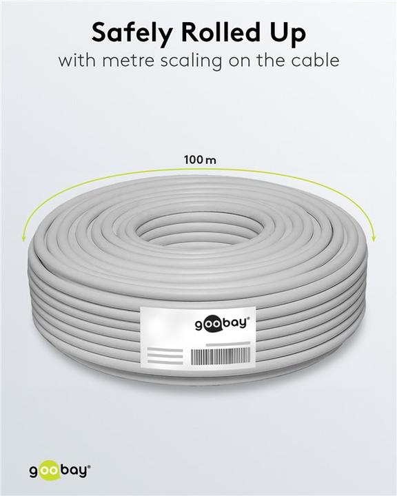 Produktbild Goobay Koaxialkabel Aussen-Durchmesse (120 dB, Antennenkabel)