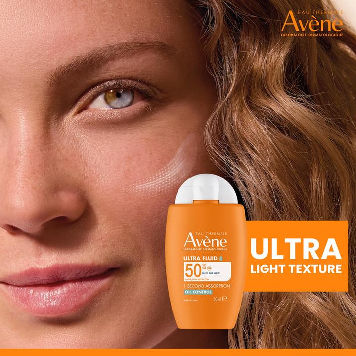 Produktbild Avène Ultra-Fluid Oil Control (Sonnencreme Gesicht, SPF 50, 50 ml, 0.05 g)