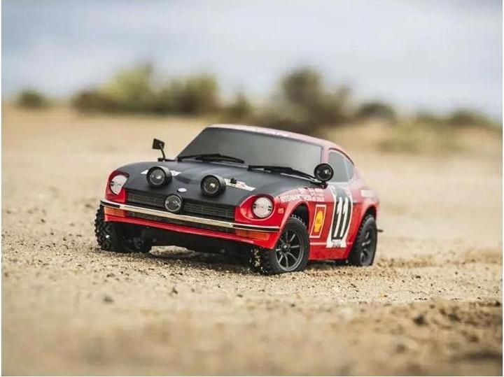 Actual product image Kyosho Rally Fazer FZ02-R Datsun 240Z 1971 ARTR, 1:10 (ARR Almost Ready to Run)