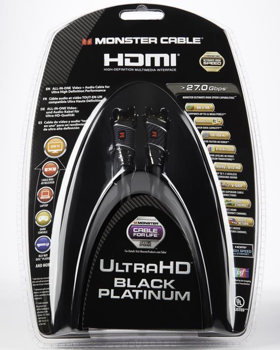 Immagine prodotto Monster Nero Platino (1.50 m, HDMI)