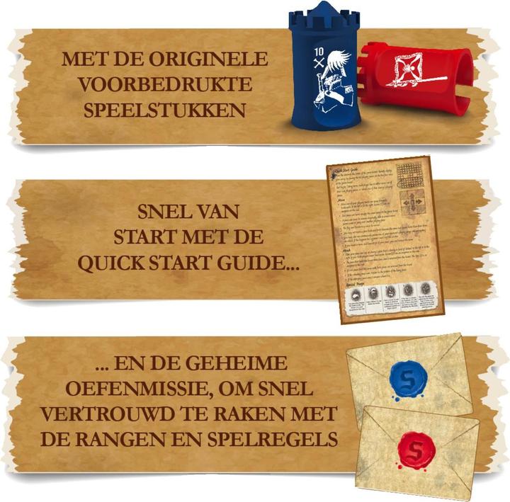 Actual product image Jumbo Stratego Original (German, English, French)