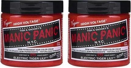 Actual product image Skybound Electric Tiger Lily Classic Creme Vegan Cruelty Free Orange Semi Permanent Hair Dye 118ml (Electric Tiger Lily)