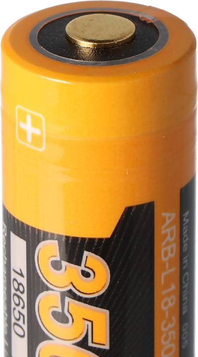 Actual product image Panasonic Akku 18650 und 3facher Schutzschaltung (1 pcs., 3500 mAh, Rechargeable battery)