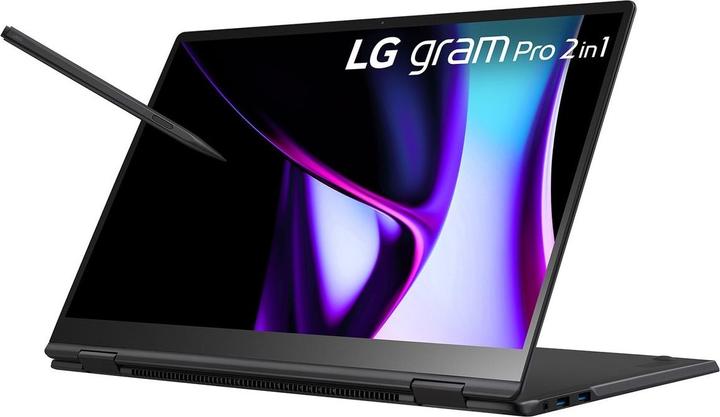 Immagine prodotto LG Tablet da 16" 16T90SP-K 2in1 Core i7 16GB 1TB W11H (16", Intel Core Ultra 7 155H, 16 GB, 1000 GB, DE)