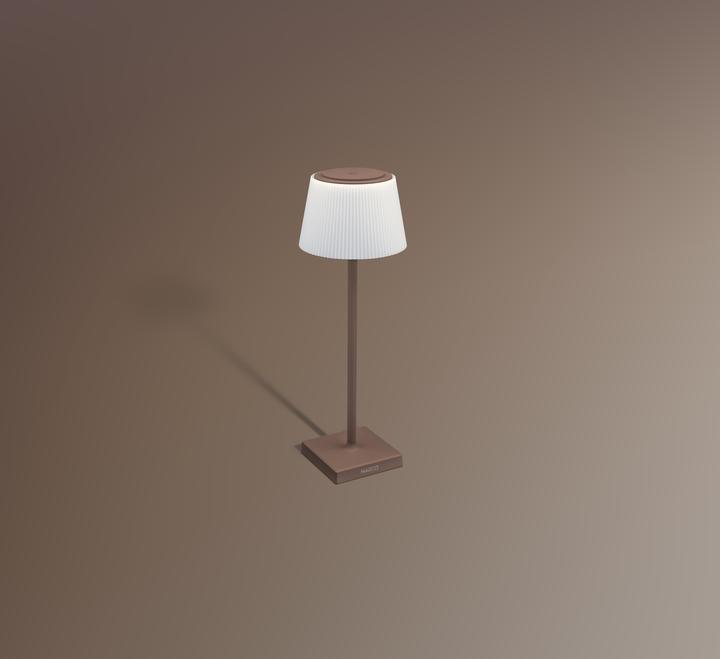 Actual product image Century LED table lamp MARGO corten 4W 3000K Dimm. IP54 (200 lm)