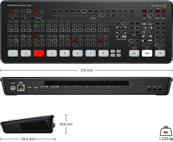 Produktbild Blackmagic Atem Mini Extreme Iso