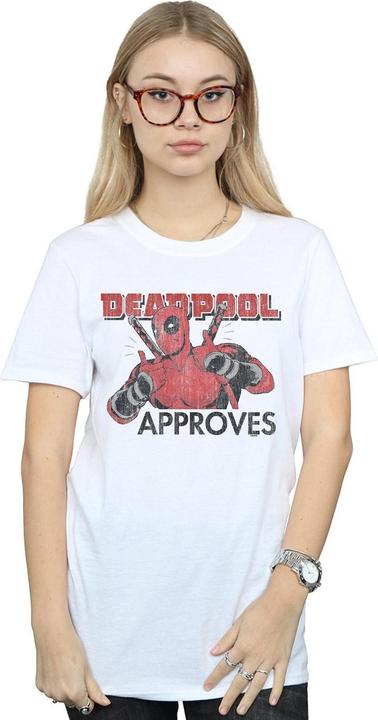 Immagine prodotto Deadpool Approves Maglietta Ampia Donna (S)