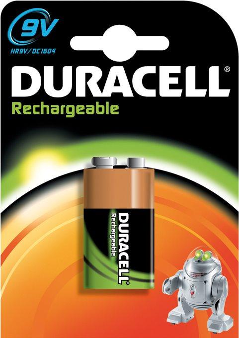 Actual product image Duracell Recharge Ultra (1 pcs., 9V Block, 170 mAh)