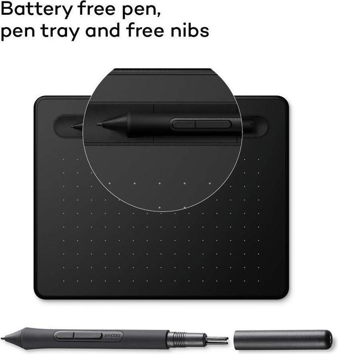 Produktbild Wacom Intuos Basic Pen S Schwarz (7", 2540 lpi)