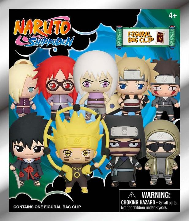 Produktbild Monogram Int. Naruto Shippuden 3D PVC-Taschenanhänger Series 4 Display (24)