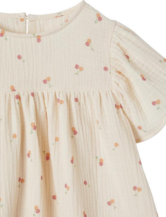 Produktbild Vertbaudet Mädchen Bluse mit Schmetterlingsärmeln, Bio-Baumwolle (140)