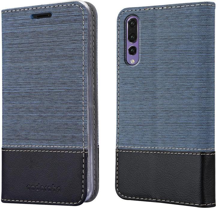 Produktbild Cadorabo Book Jeans Optik Cover (Huawei P20 Pro)