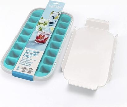 Produktbild Lékué Gastro-Eiswürfelbehälter türkis, 33.5x18cm