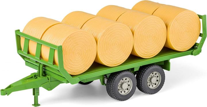 Actual product image Carson Model sport 1:16 hay wagon for RC tractor green 1:16 trailer