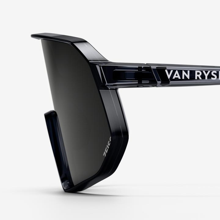 Actual product image Van rysel Fahrradbrille RR 900 Perf Zeissgläser grau/durchscheinend (Grey, Black translucent, Zeiss lenses grey)