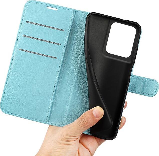 Produktbild MU Classic Litchi Leder Bookcover Series (Motorola Edge 50 Pro)