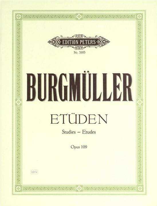 Produktbild Etüden op. 109 (Deutsch, Adolf Ruthardt, Friedrich Burgmüller, 2001)