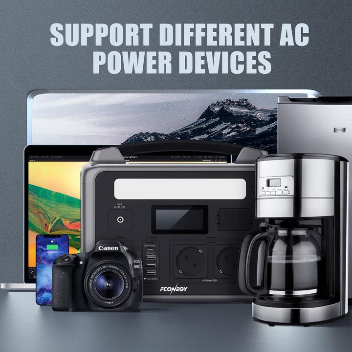 Actual product image Fconegy PC600W (640 Wh, 9 kg)