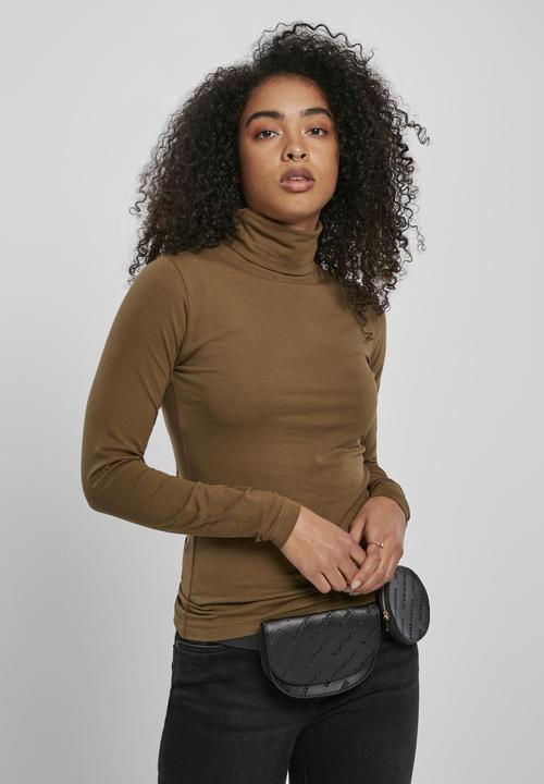 Actual product image Urban Classics Ladies Basic Turtleneck LS - 8662 (XS)