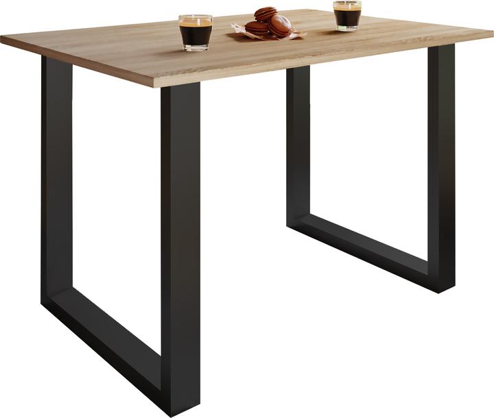 Image du produit VCM Table de salle à manger premium Table de salle à manger en bois "Xona U (140 x 50 x 76 cm)