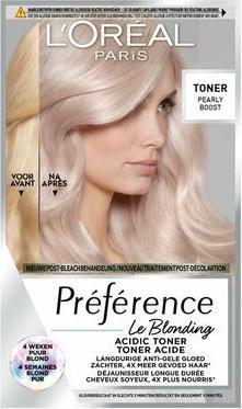 Produktbild L'Oréal Paris L'Oreal Paris Haarfarbe Preference Le Blonding Permanente Haarfarbe 02 Pearly Boost (02 PEARLY BOOST)